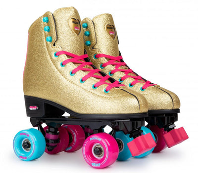 Rookie X Bump Rollerdisco Roller Skates - Gold