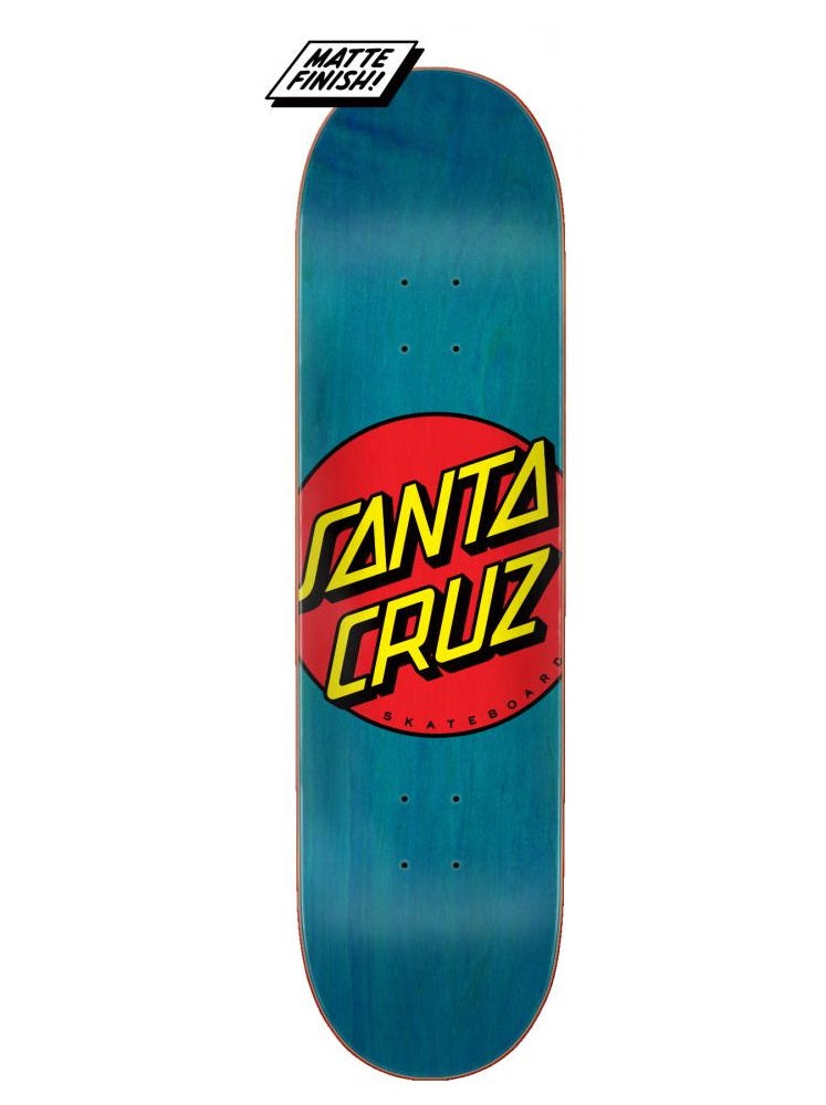 Santa Cruz Classic Dot Blue Skateboard Deck - 8.5"