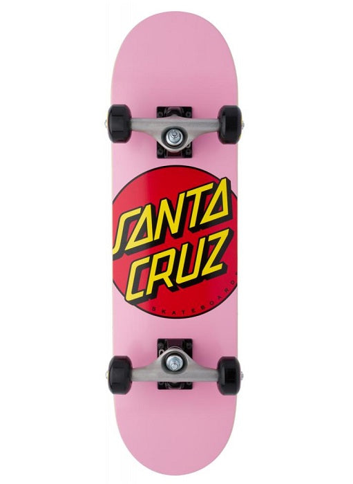 Santa Cruz Classic Dot Mini patineta rosa - 7.5"