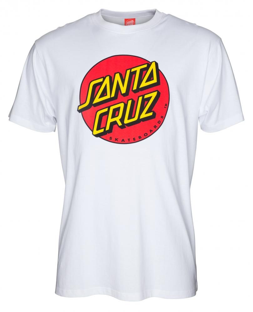 Santa Cruz Classic Dot T Shirt - White