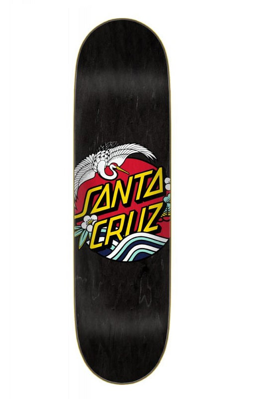 Santa Cruz Crane Dot Birch Black Skateboard Deck - 8.5"