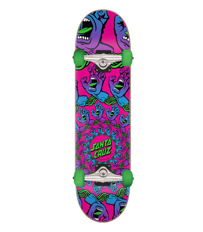 Santa Cruz Mandala Hand Purple/Pink Skateboard - 7.75"