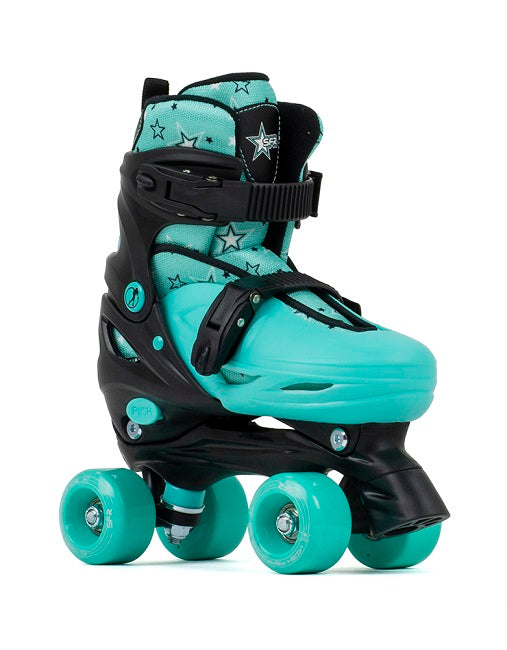 SFR Nebula Green Adjustable Roller Skates