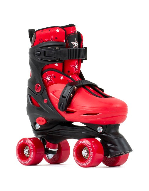 SFR Nebula Red Adjustable Roller Skates