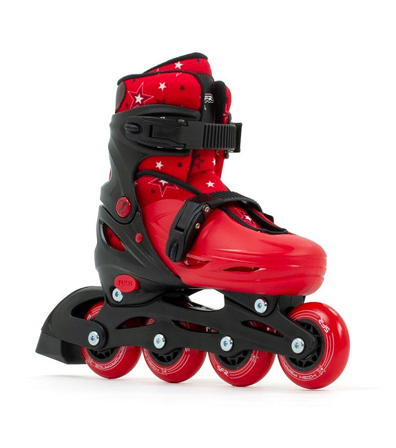 SFR Plasma Red Adjustable Inline Skates