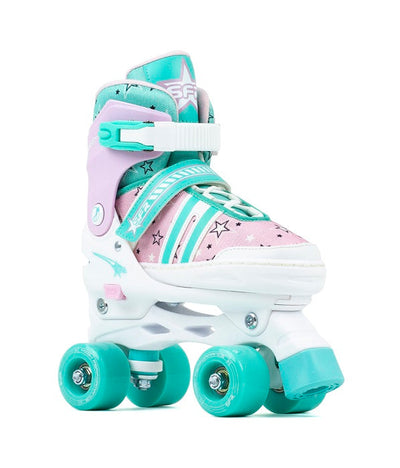 SFR Spectra Adjustable Roller Skates - Pink/Green