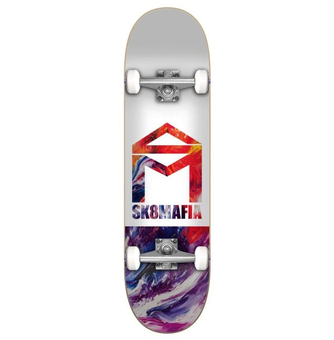SK8 Mafia House Logo Oil Skateboard - 7.5″