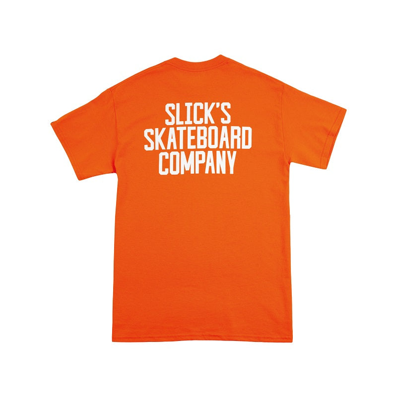 Slick Willie's Slick's Skateboard Company T-Shirt - Orange