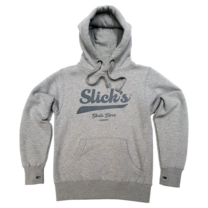 Slick Willie's Slick's Skate Store Hoodie - Grey