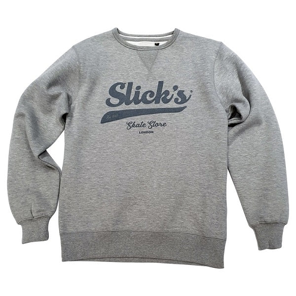 Slick Willie's Slick's Skate Store Sweatshirt - Grey