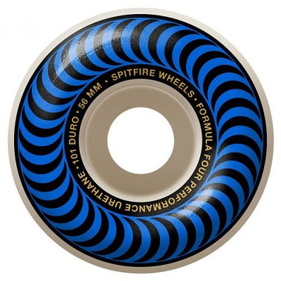 Spitfire Formula Four Classics Blue Skateboard Wheels - 56mm 101du