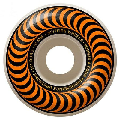 Spitfire Formula Four Classics Orange Skateboard Wheels - 53mm 101du