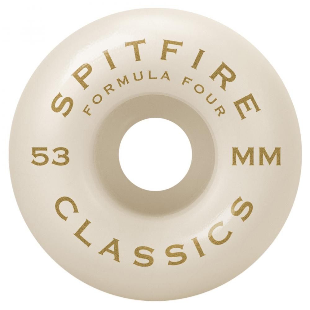 Spitfire Formula Four Classics Orange Skateboard Wheels - 53mm 101du