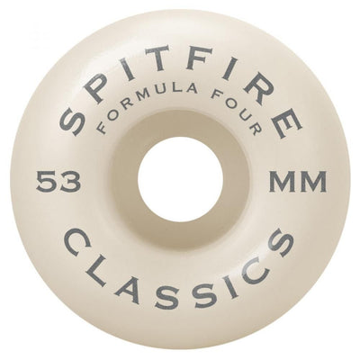 Roues de skateboard Spitfire Formula Four Classics Orange - 53 mm 99du