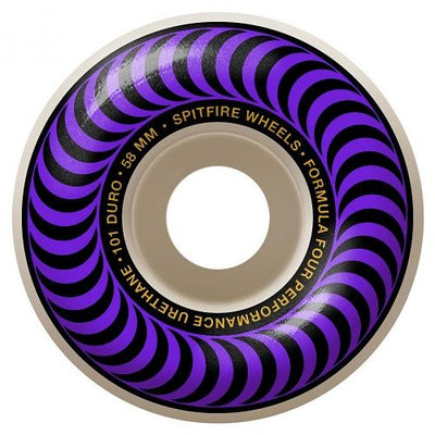 Spitfire Formula Four Classics Purple Skateboard Wheels - 58mm 101du