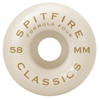 Roues de skateboard Spitfire Formula Four Classics violettes - 58 mm 101du