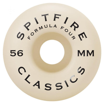 Ruedas de skate Spitfire Formula Four Classics plateadas - 56 mm 97du