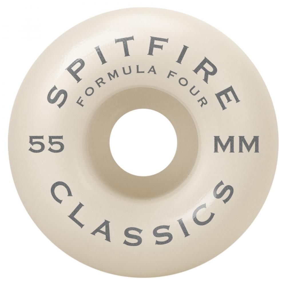 Roues de skateboard Spitfire Formula Four Classics jaunes - 55 mm 99du