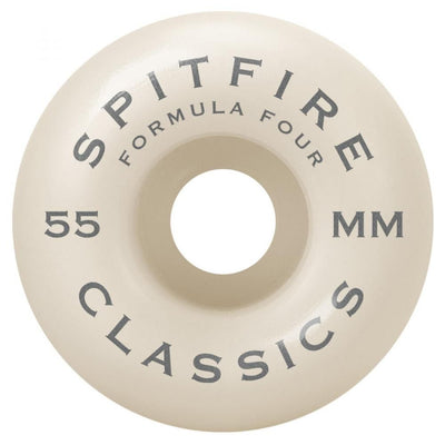 Spitfire Formula Four Classics Yellow Skateboard Wheels - 55mm 99du