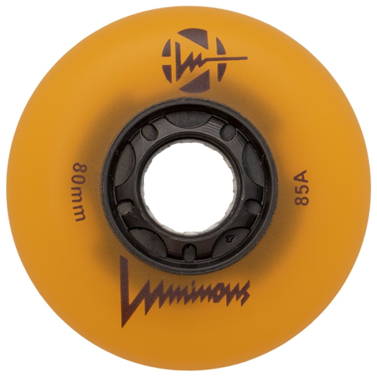 Luminous Light Up Inline Skate Wheels - Sunray Glow 4 Pack