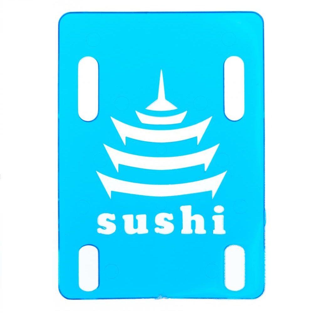 Coussinets élévateurs souples Sushi Blue - 1/8 pouce