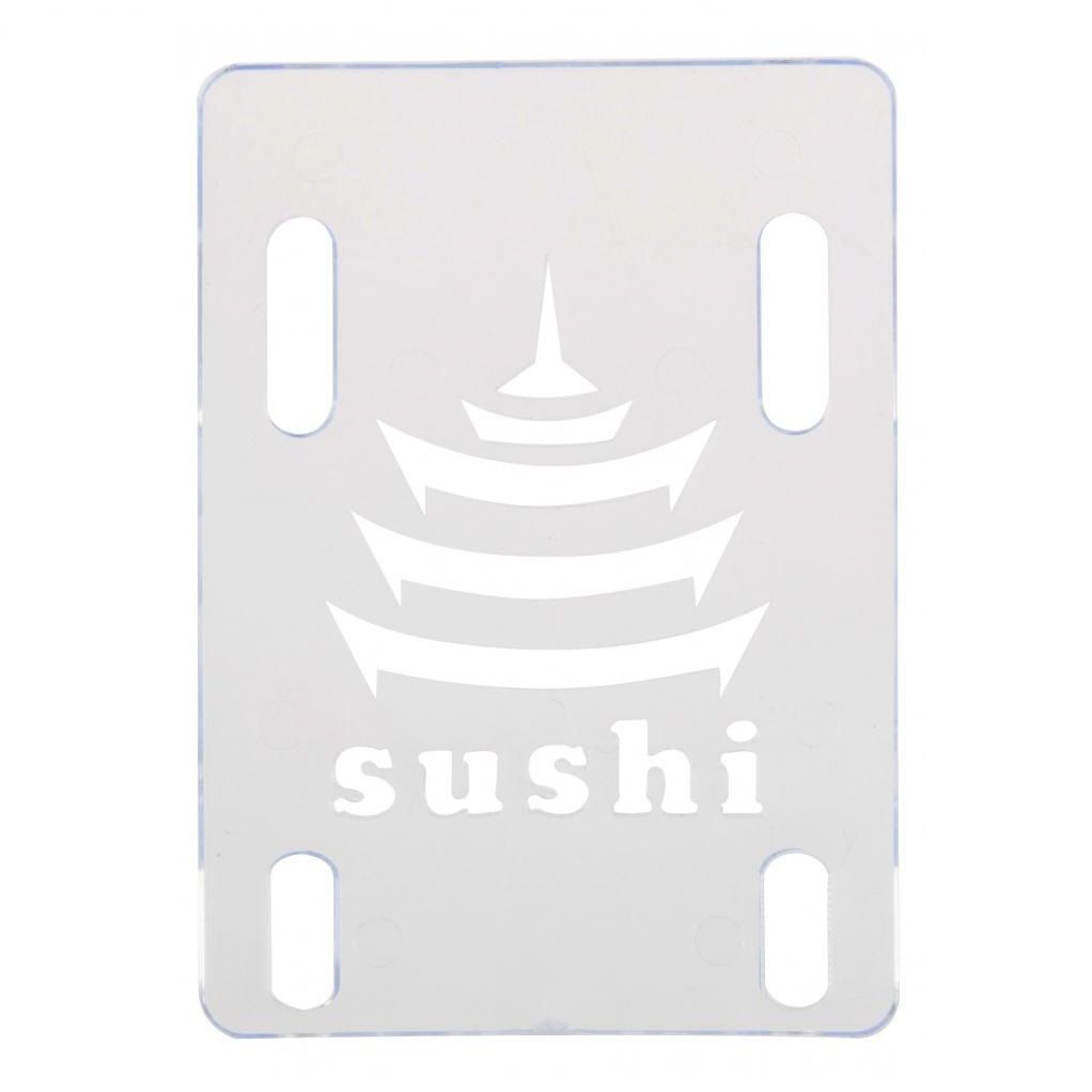 Almohadillas elevadoras suaves y transparentes para sushi, 1/8 de pulgada
