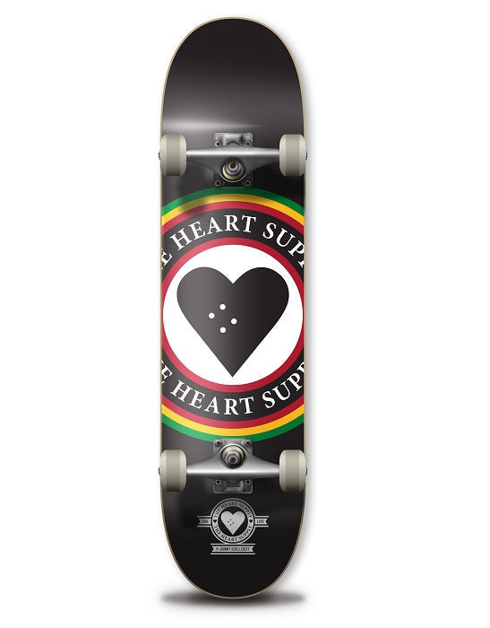 The Heart Supply Insignia Rasta Skateboard - 8.0"
