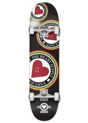 The Heart Supply Orbit Black Skateboard - 7.75"