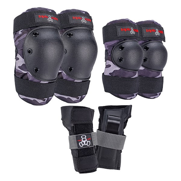 Triple 8 Saver Series Camo Junior Triple Pad Set – Slick's Skate Store