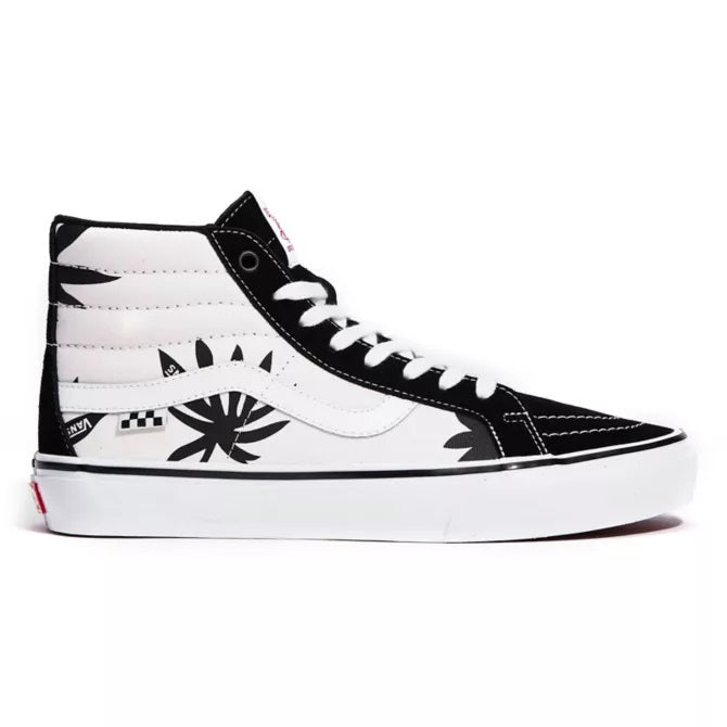 Chaussures Vans Skate SK8-Hi Grosso - Noir/Palmiers