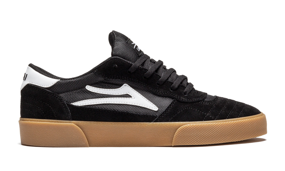 Lakai Cambridge Skate Shoes - Black/Gum Suede